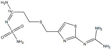 FAMOTIDINE-13C1 Struktur