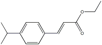 ETHYL 3-(4-ISOPROPYLPHENYL)ACRYLATE Struktur