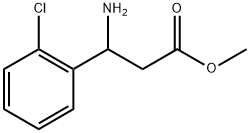 METHYL 3-AMINO-3-(2-CHLOROPHENYL)PROPANOATE Struktur