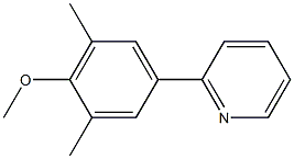 2-(4-METHOXY-3,5-DIMETHYLPHENYL)PYRIDINE Struktur