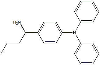 [4-((1S)-1-AMINOBUTYL)PHENYL]DIPHENYLAMINE Struktur