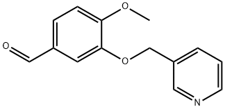 4-METHOXY-3-(PYRIDIN-3-YLMETHOXY)BENZALDEHYDE Struktur