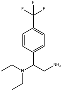 (2-AMINO-1-[4-(TRIFLUOROMETHYL)PHENYL]ETHYL)DIETHYLAMINE Struktur