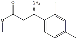 METHYL (3S)-3-AMINO-3-(2,4-DIMETHYLPHENYL)PROPANOATE Struktur