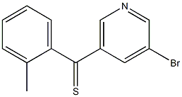 3-BROMO-5-(2-METHYLTHIOBENZOYL)PYRIDINE Struktur