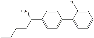 (1S)-1-[4-(2-CHLOROPHENYL)PHENYL]PENTYLAMINE Struktur