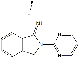 2-PYRIMIDIN-2-YLISOINDOLIN-1-IMINE HYDROBROMIDE Struktur