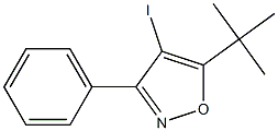 5-TERT-BUTYL-4-IODO-3-PHENYLISOXAZOLE Struktur