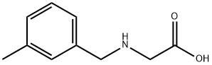 [(3-METHYLBENZYL)AMINO]ACETIC ACID Struktur