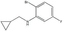 (1S)(2-BROMO-5-FLUOROPHENYL)CYCLOPROPYLMETHYLAMINE Struktur