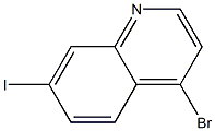 4-BROMO-7-IODOQUINOLINE Struktur