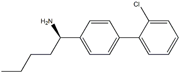 (1R)-1-[4-(2-CHLOROPHENYL)PHENYL]PENTYLAMINE Struktur