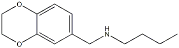 N-(2,3-DIHYDRO-1,4-BENZODIOXIN-6-YLMETHYL)BUTAN-1-AMINE Struktur