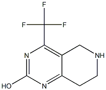 5,6,7,8-TETRAHYDRO-2-HYDROXY-4-(TRIFLUOROMETHYL)PYRIDO-[4,3-D]-PYRIMIDINE Struktur