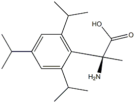 (2S)-2-AMINO-2-[2,4,6-TRIS(METHYLETHYL)PHENYL]PROPANOIC ACID Struktur