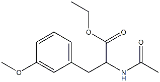 AC-3-METHOXY-PHE-OET Struktur