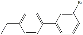 3-BROMO-4'-ETHYLBIPHENYL Struktur