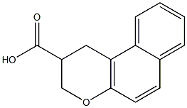 2,3-DIHYDRO-1H-BENZO[F]CHROMENE-2-CARBOXYLIC ACID Struktur