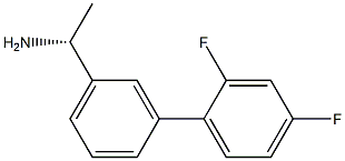 (1R)-1-[3-(2,4-DIFLUOROPHENYL)PHENYL]ETHYLAMINE Struktur