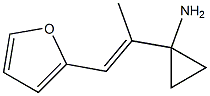 (E)-1-(1-(FURAN-2-YL)PROP-1-EN-2-YL)CYCLOPROPANAMINE Struktur