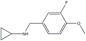 (1R)CYCLOPROPYL(3-FLUORO-4-METHOXYPHENYL)METHYLAMINE Struktur