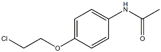 N-[4-(2-CHLORO-ETHOXY)-PHENYL]-ACETAMIDE Struktur