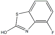 4-FLUORO-2-HYDROXYBENZOTHIAZOLE Struktur