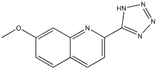 7-METHOXY-2-(1H-TETRAZOL-5-YL)QUINOLINE Struktur