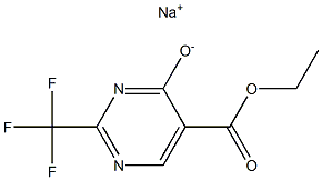 SODIUM 5-(ETHOXYCARBONYL)-2-(TRIFLUOROMETHYL)PYRIMIDIN-4-OLATE Struktur