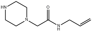 N-ALLYL-2-PIPERAZIN-1-YLACETAMIDE Struktur