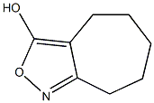 5,6,7,8-TETRAHYDRO-4H-CYCLOHEPTA[C]ISOXAZOL-3-OL Struktur