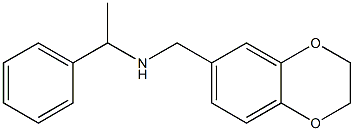 N-(2,3-DIHYDRO-1,4-BENZODIOXIN-6-YLMETHYL)-1-PHENYLETHANAMINE Struktur