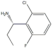 (1S)-1-(2-CHLORO-6-FLUOROPHENYL)PROPYLAMINE Struktur