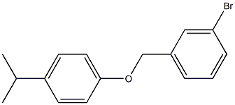 3-BROMOBENZYL-(4-ISOPROPYLPHENYL)ETHER Struktur