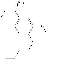 (1S)-1-(4-BUTOXY-3-ETHOXYPHENYL)PROPYLAMINE Struktur