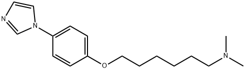 6-[4-(1H-IMIDAZOL-1-YL)-PHENOXY]-N,N-DIMETHYL-1-HEXANAMINE|6-[4-(1H-IMIDAZOL-1-YL)-PHENOXY]-N,N-DIMETHYL-1-HEXANAMINE