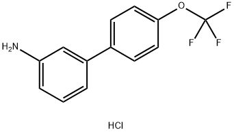 4'-TRIFLUOROMETHOXY-BIPHENYL-3-YLAMINE HYDROCHLORIDE Struktur