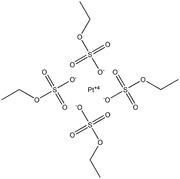 PLATINUM ETHYLSULFATE Struktur