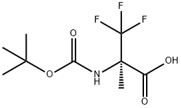 2-[(TERT-BUTOXYCARBONYL)AMINO]-3,3,3-TRIFLUORO-2-METHYLPROPANOIC ACID Struktur