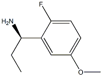 (1R)-1-(2-FLUORO-5-METHOXYPHENYL)PROPYLAMINE Struktur