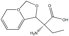 2-(2H-BENZO[3,4-D]1,3-DIOXOLAN-5-YL)(2R)-2-AMINOBUTANOIC ACID Struktur