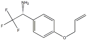 (1R)-2,2,2-TRIFLUORO-1-(4-PROP-2-ENYLOXYPHENYL)ETHYLAMINE Struktur