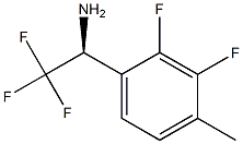 (1S)-1-(2,3-DIFLUORO-4-METHYLPHENYL)-2,2,2-TRIFLUOROETHYLAMINE Struktur