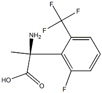 (2S)-2-AMINO-2-[6-FLUORO-2-(TRIFLUOROMETHYL)PHENYL]PROPANOIC ACID Struktur