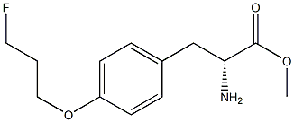 METHYL (2R)-2-AMINO-3-[4-(3-FLUOROPROPOXY)PHENYL]PROPANOATE Struktur