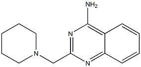 2-(PIPERIDIN-1-YLMETHYL)QUINAZOLIN-4-AMINE Struktur