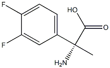 (2R)-2-AMINO-2-(3,4-DIFLUOROPHENYL)PROPANOIC ACID Struktur