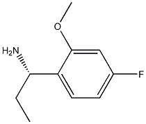 (1S)-1-(4-FLUORO-2-METHOXYPHENYL)PROPYLAMINE Struktur