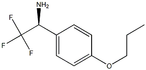 (1S)-2,2,2-TRIFLUORO-1-(4-PROPOXYPHENYL)ETHYLAMINE Struktur