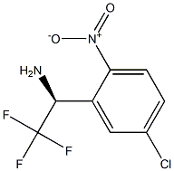 (1S)-1-(5-CHLORO-2-NITROPHENYL)-2,2,2-TRIFLUOROETHYLAMINE Struktur